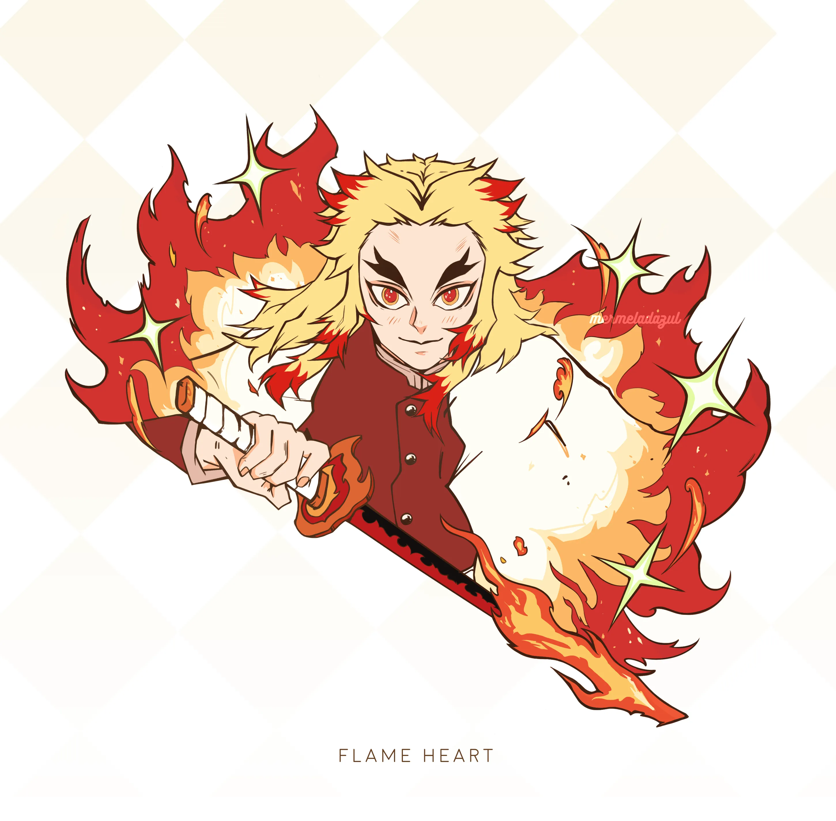 Fire Lion boy Enamel pin