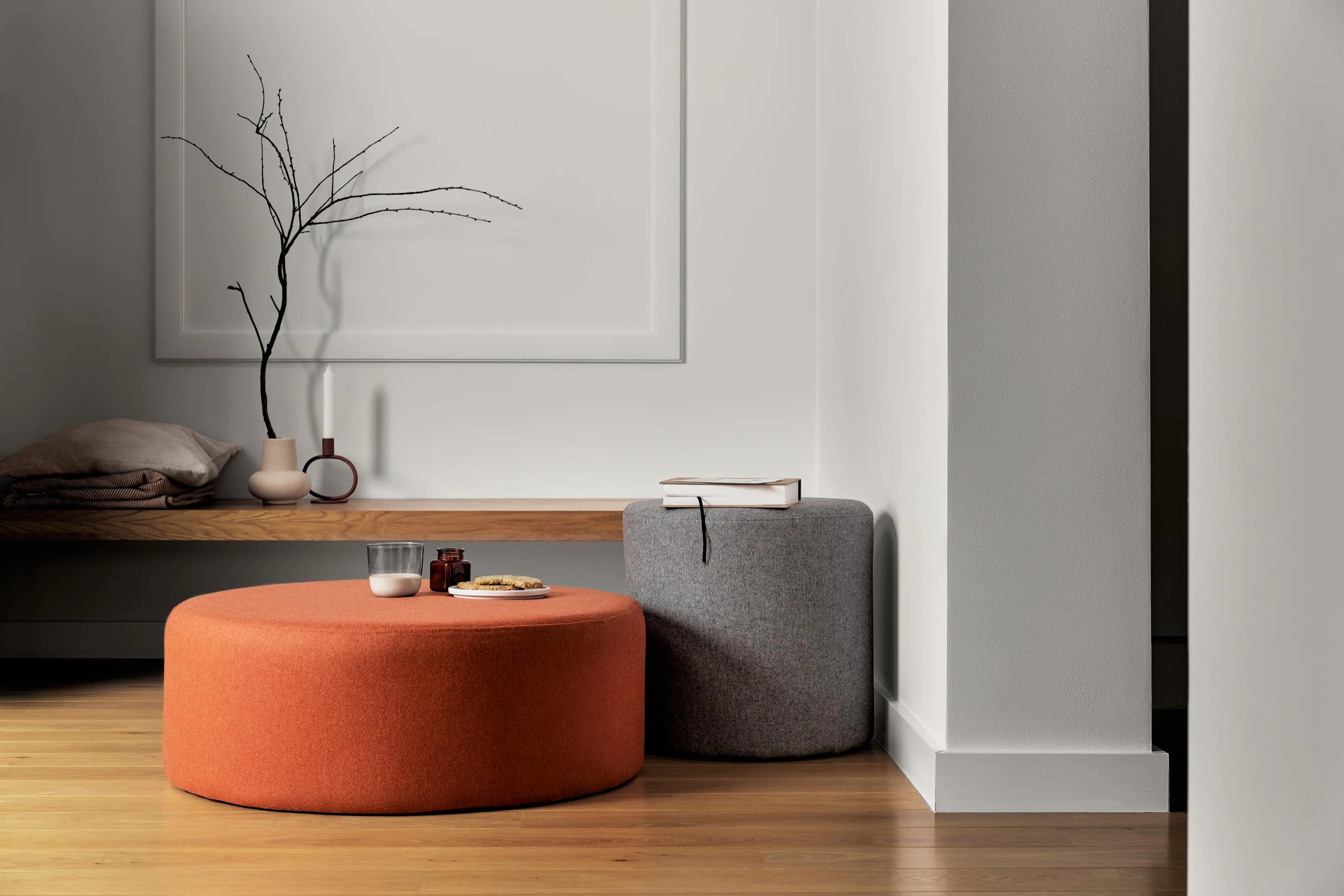 Folk Pouf - wide