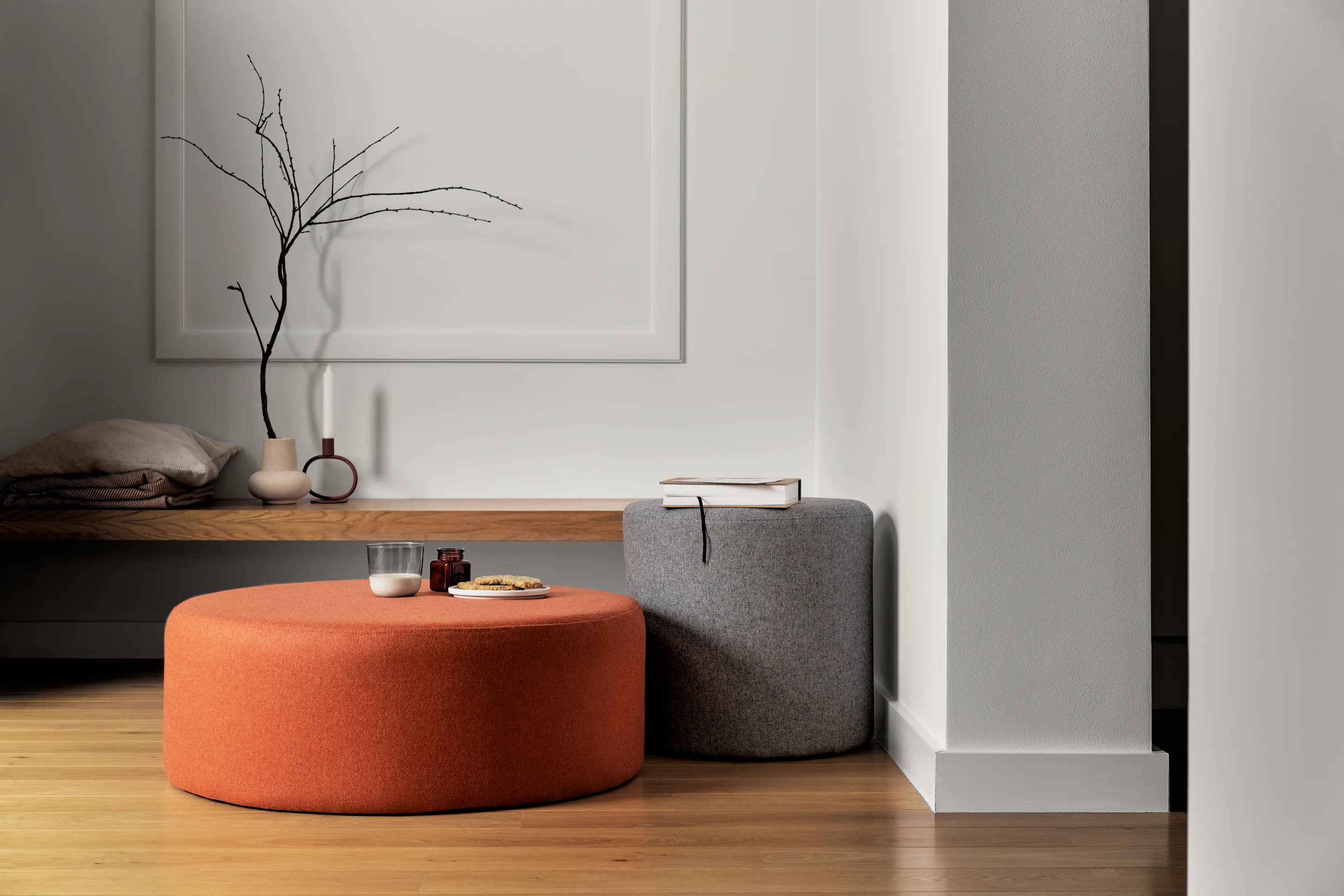 Folk Pouf - wide