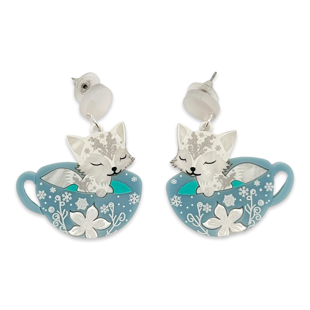 Frost whisker - earrings - Set of 2