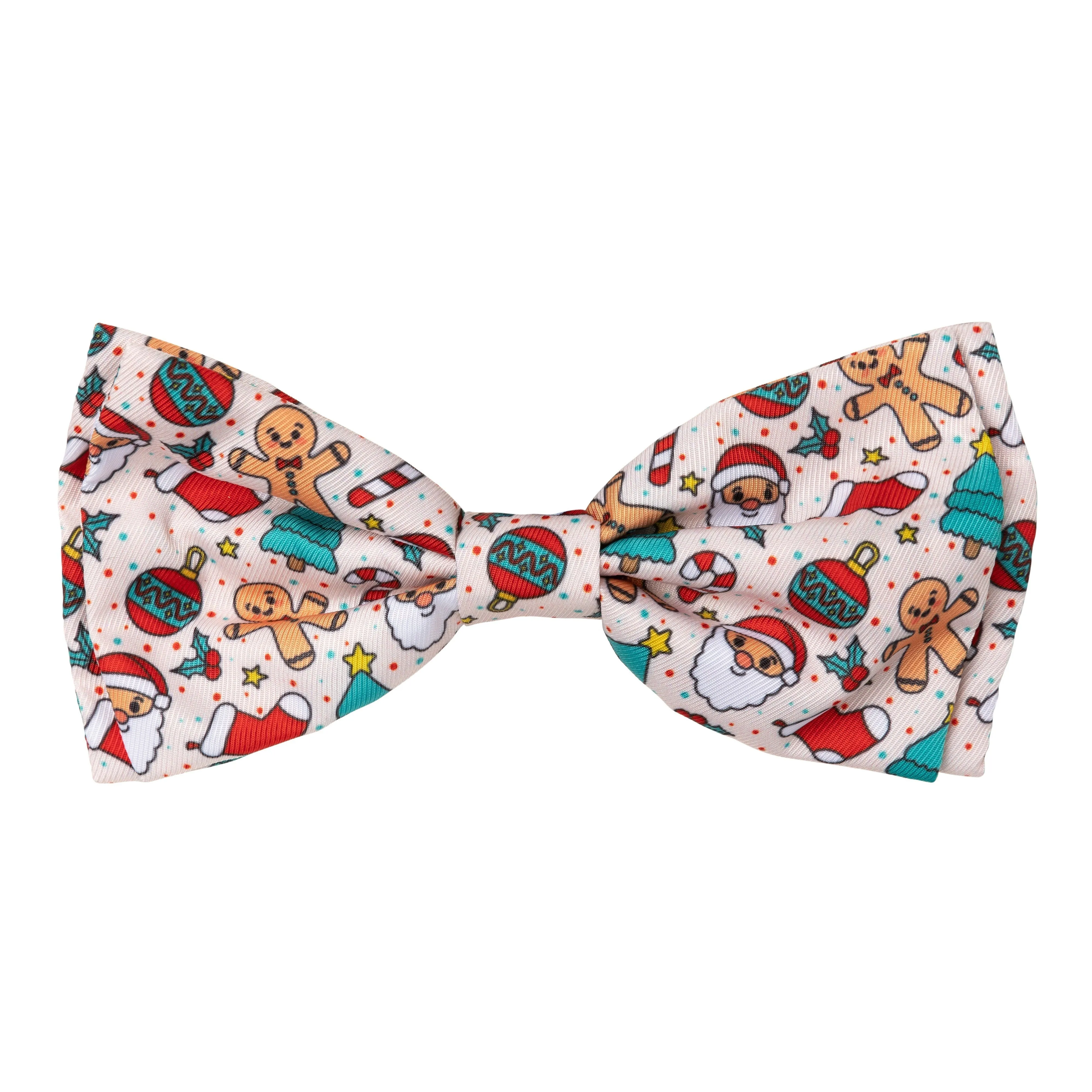 FuzzYard Christmas Tinsel Time Dog Bandana and Bow Tie Set Small to Medium