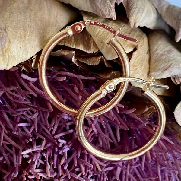 Gold Hoops by Joy Everley