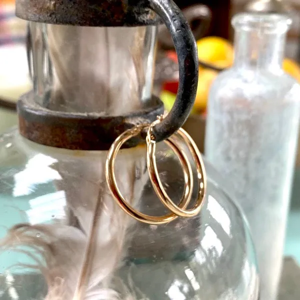 Gold Hoops by Joy Everley