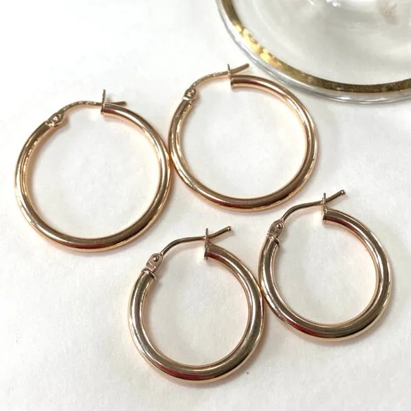 Gold Hoops by Joy Everley