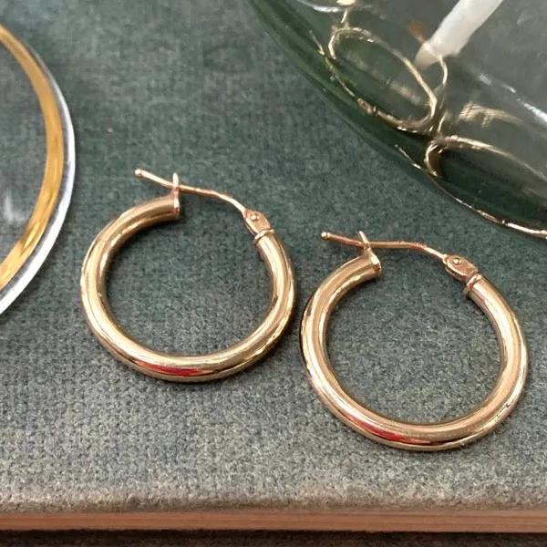 Gold Hoops by Joy Everley