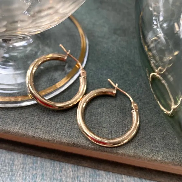Gold Hoops by Joy Everley