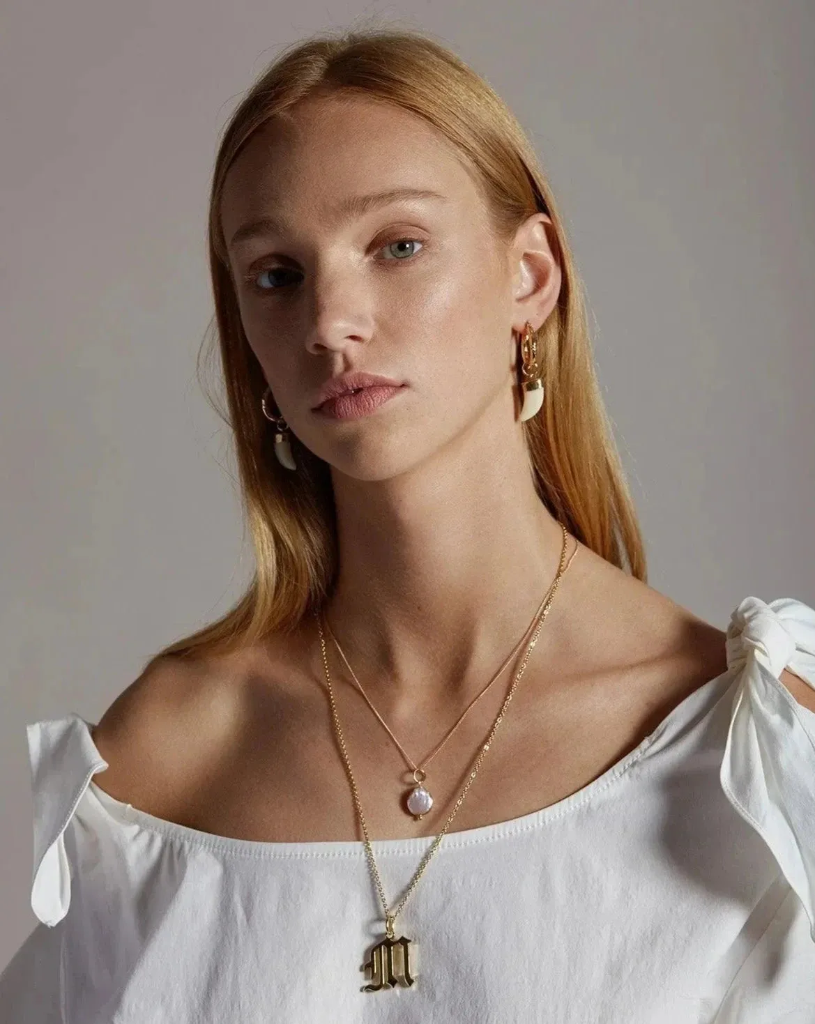 Gold Letter C Necklace