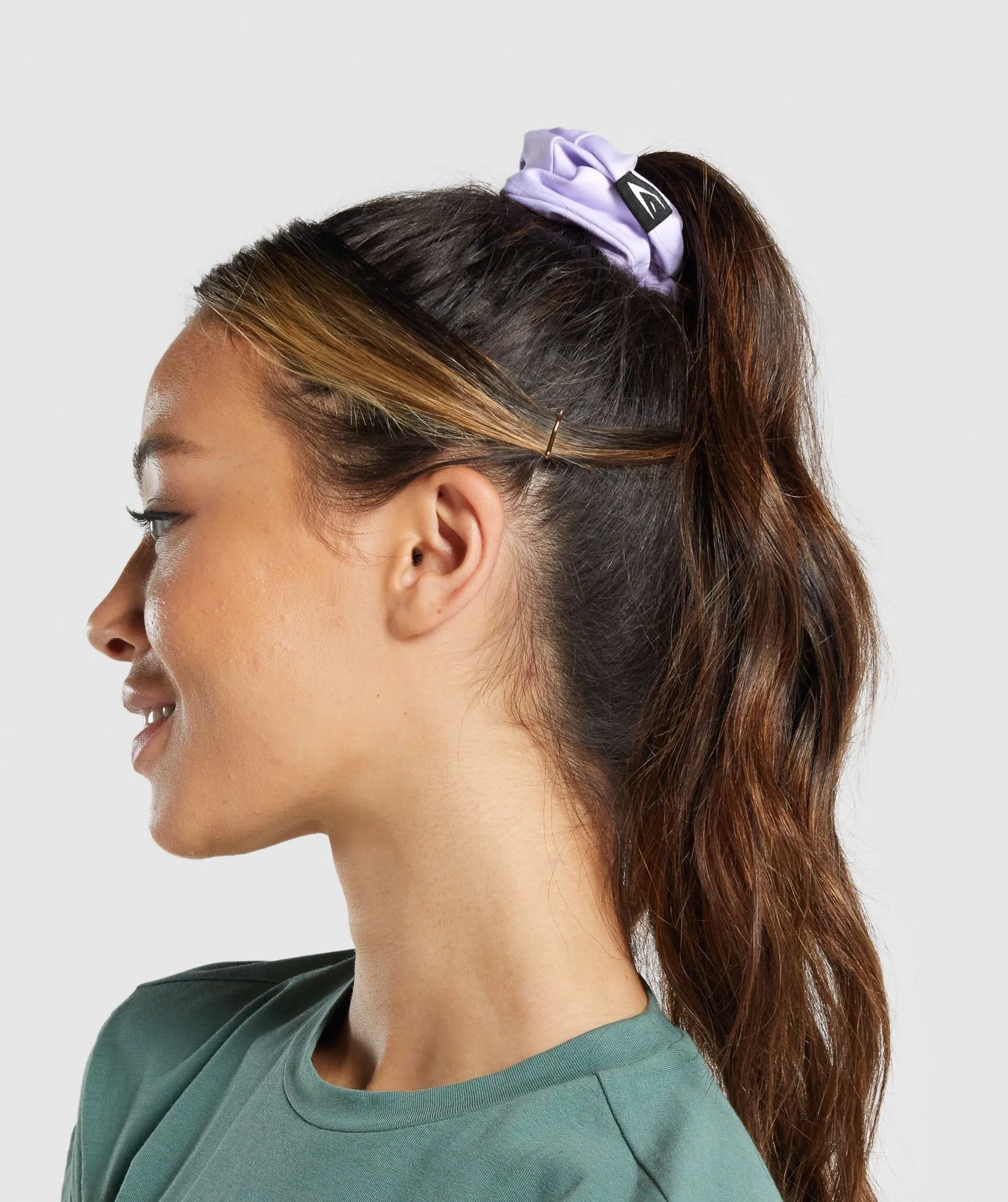 Gymshark Scrunchies 3pk - Teal/Yellow/Light Purple