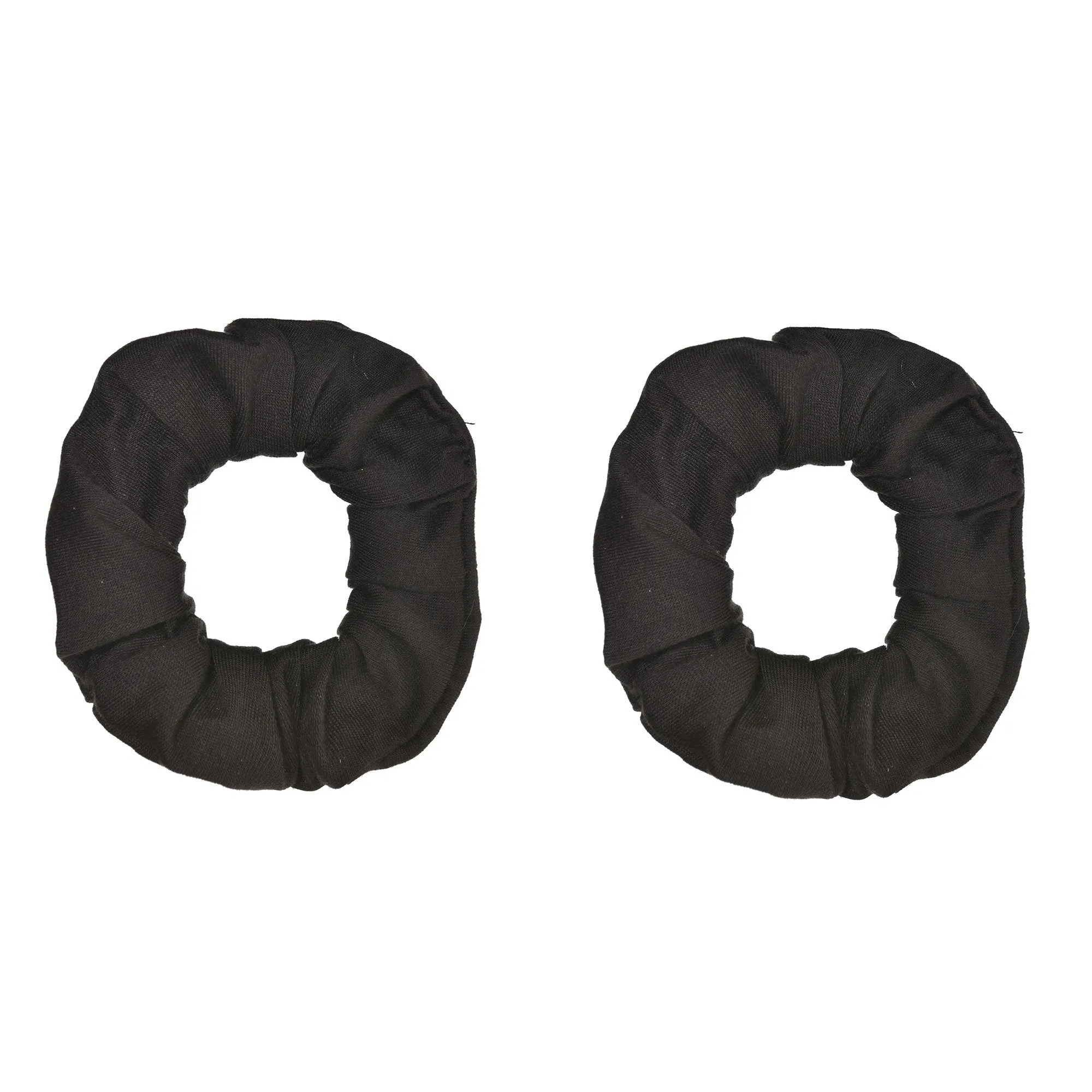 Hair Scrunchies Black 2pk