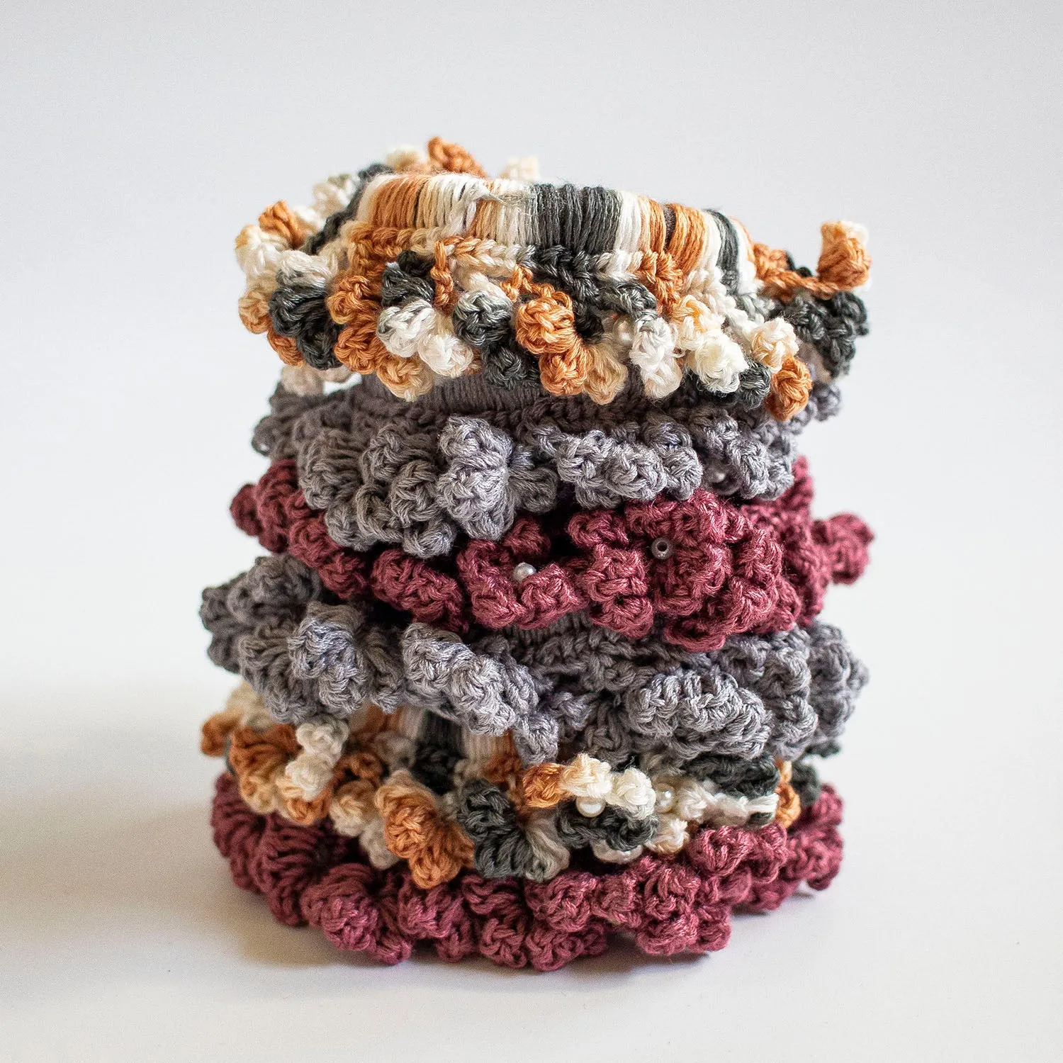 Handmade Crochet Scrunchies - 3.0