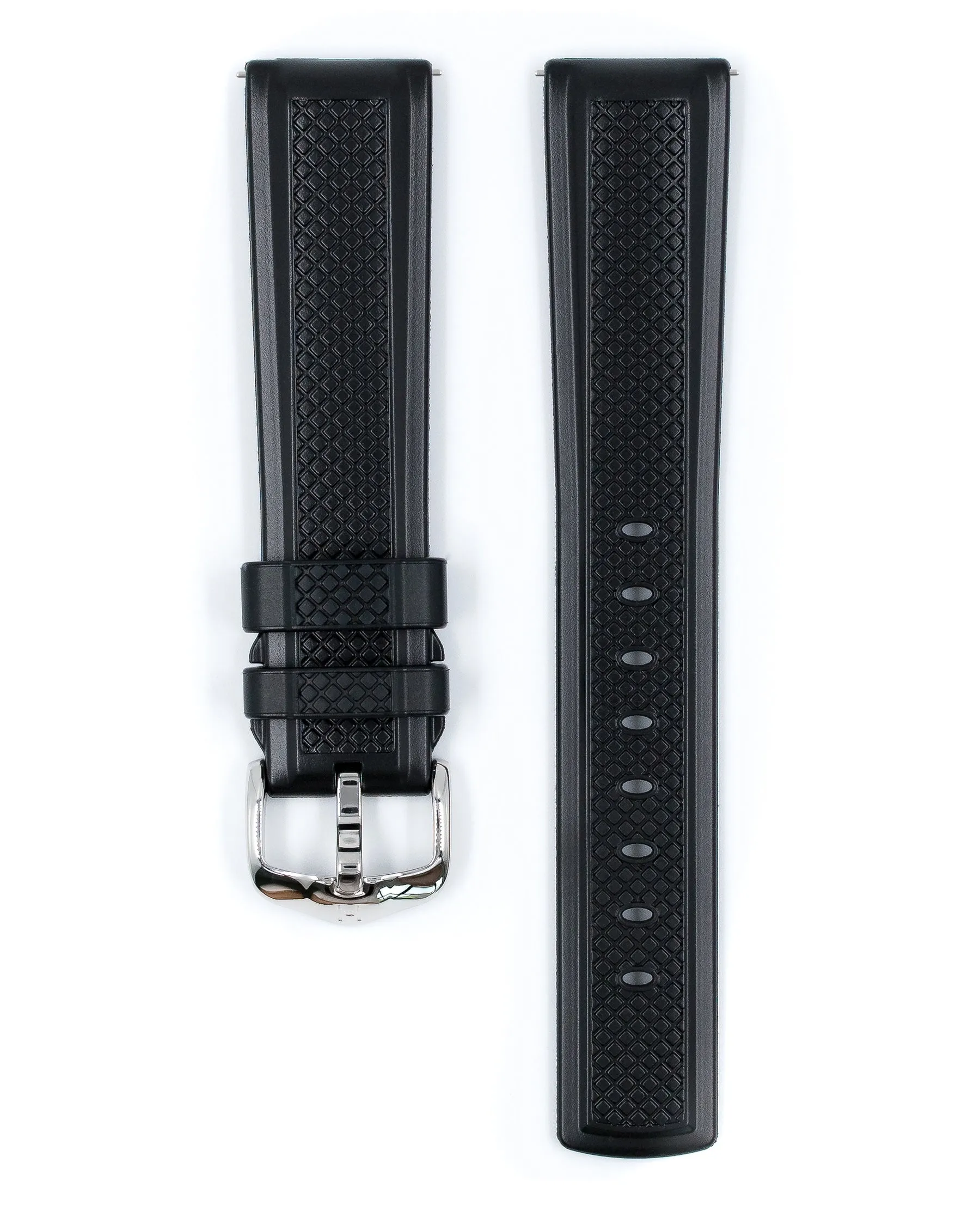 HIRSCH ACCENT Premium Caoutchouc Watchband  4047 88