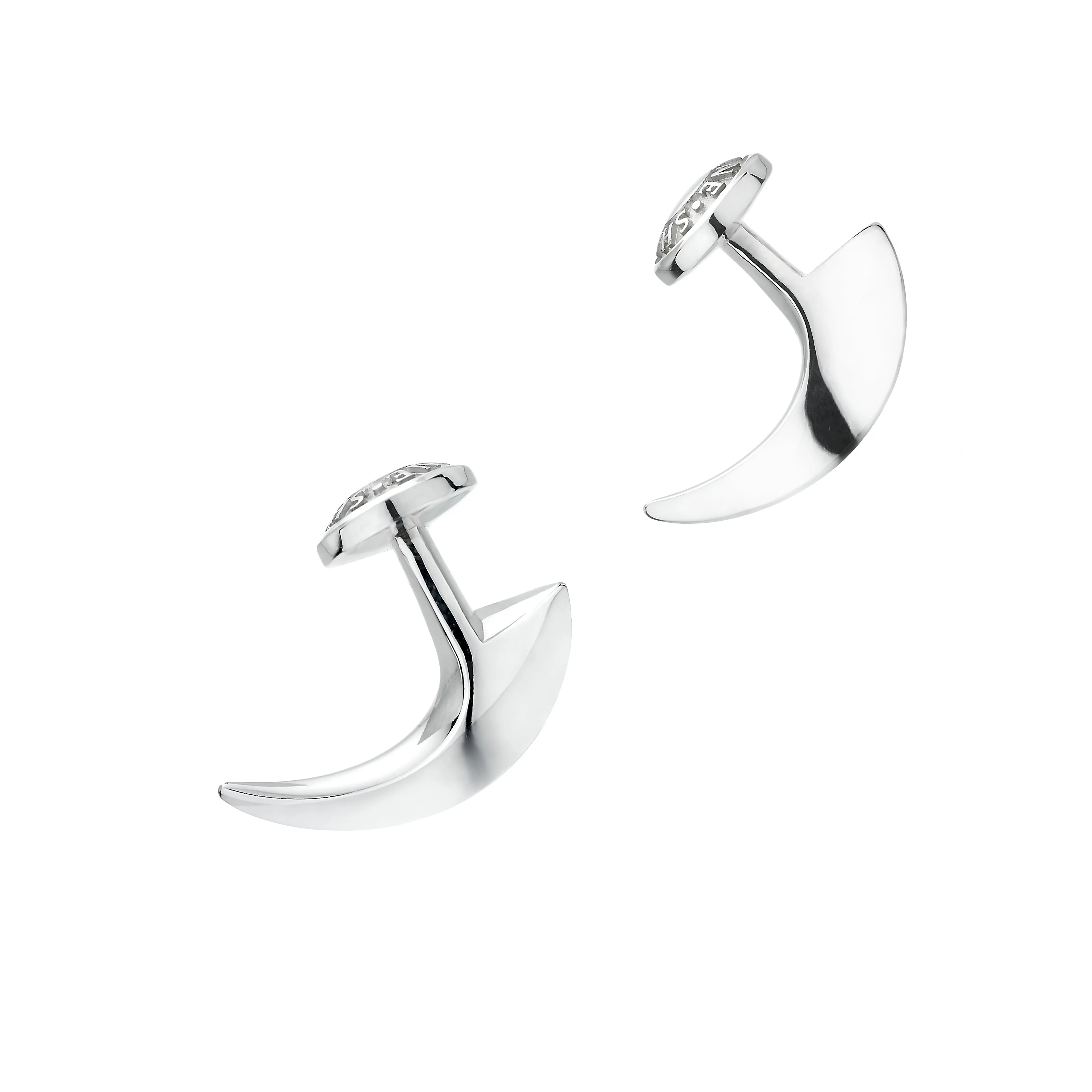 Hook Cufflinks - Silver