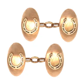 Horse Shoe Cuff Links