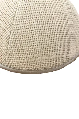 iKippah Size 5 - Tan Burlap