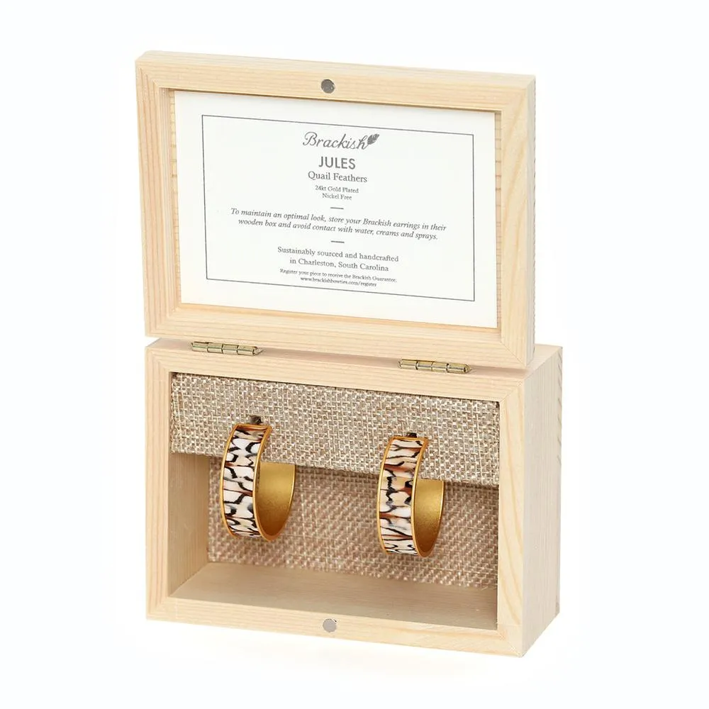 Jules Hoop Earrings