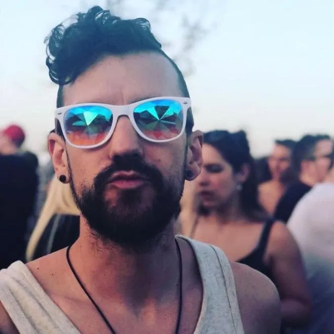 Kaleidoscope Glasses - Mirage (White)