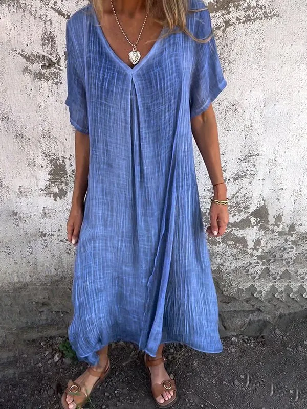 Kathy's - V-Neck Midi Summer Dress (Buy 1 Get 1 Free)