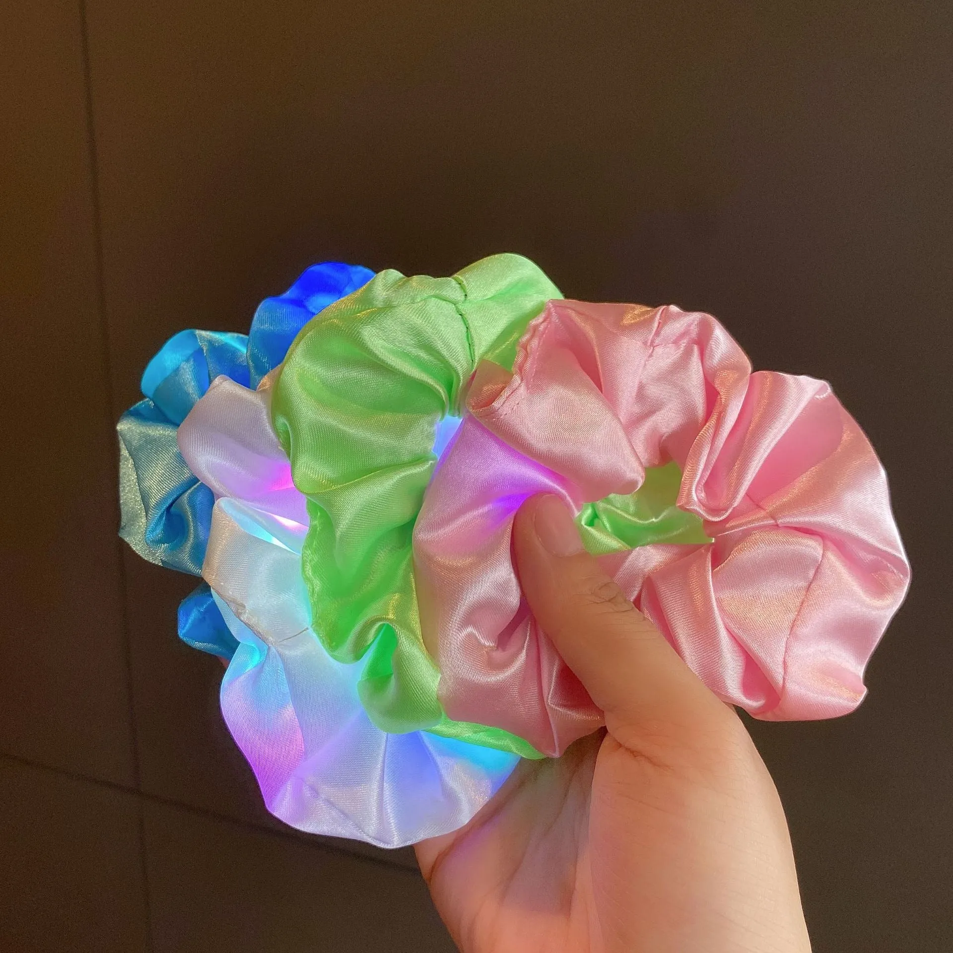 LED Glow Hair Scrunchie
