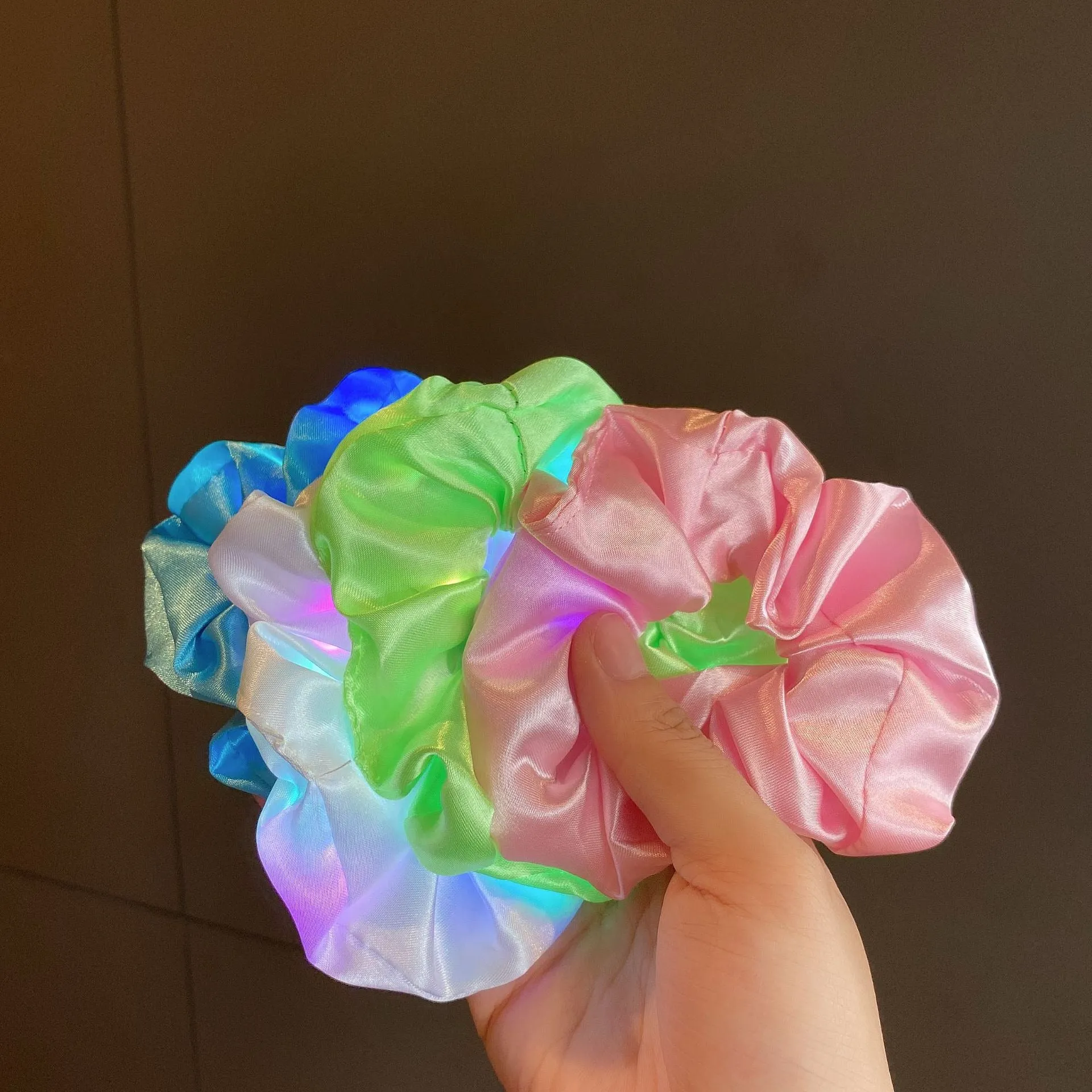 LED Glow Hair Scrunchie