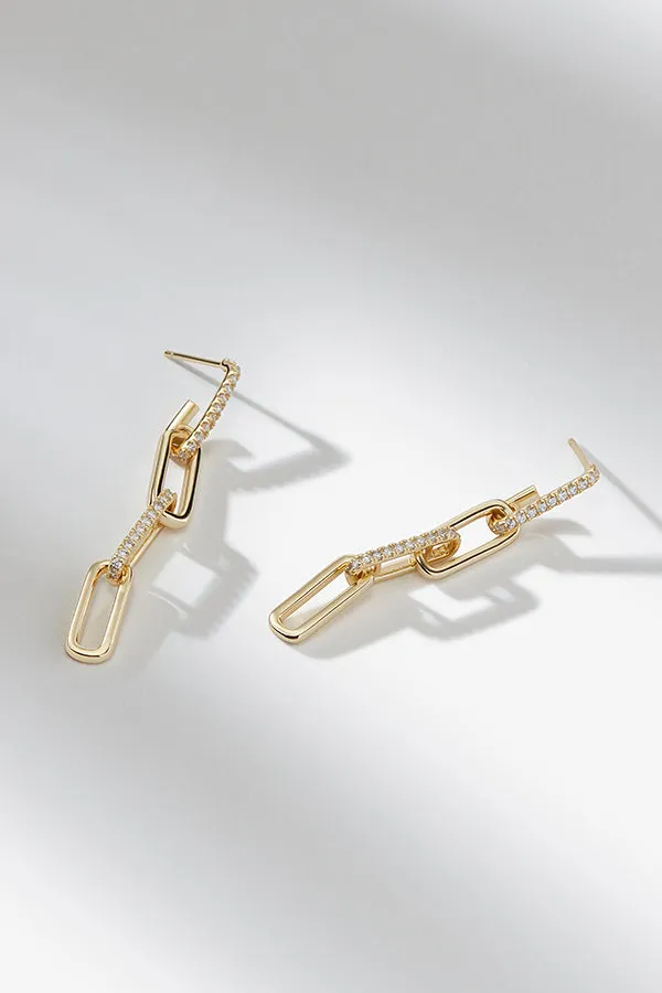 Martine Earrings :: Gold