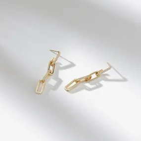 Martine Earrings :: Gold
