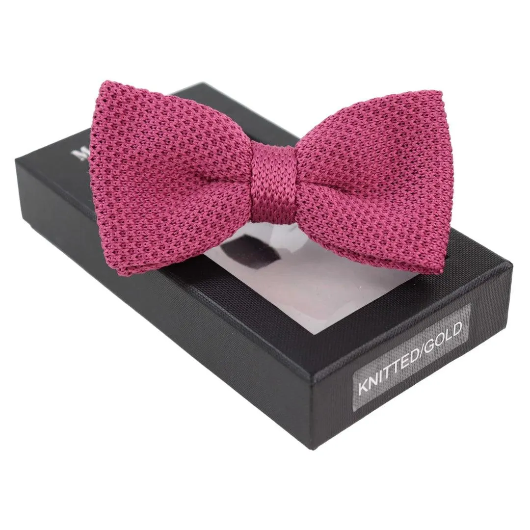 Mens Boys Womens Unisex Knitted Bow Tie Woven Vintage Classic Wedding Prom Tux