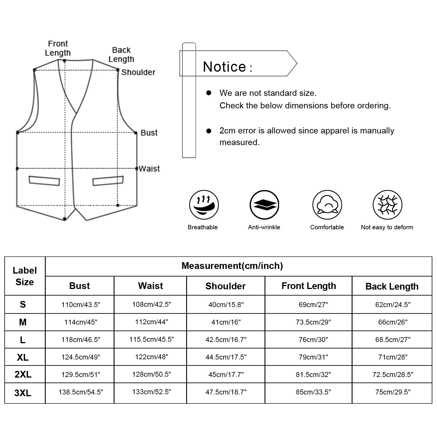 Men's Classic 5 Pcs Solid Color Satin Suit Vest Set, 187-Light Blue