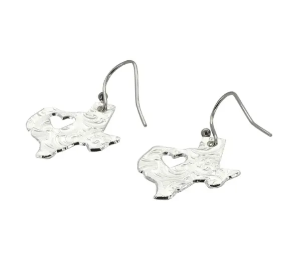 Montana Silversmith I Heart Texas Charm Earrings - In Stock