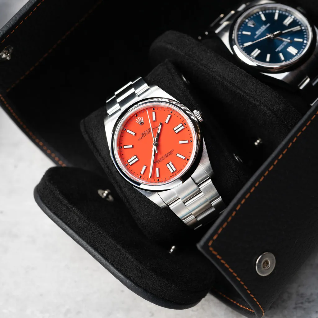 Noir Watch Roll – Four Watches