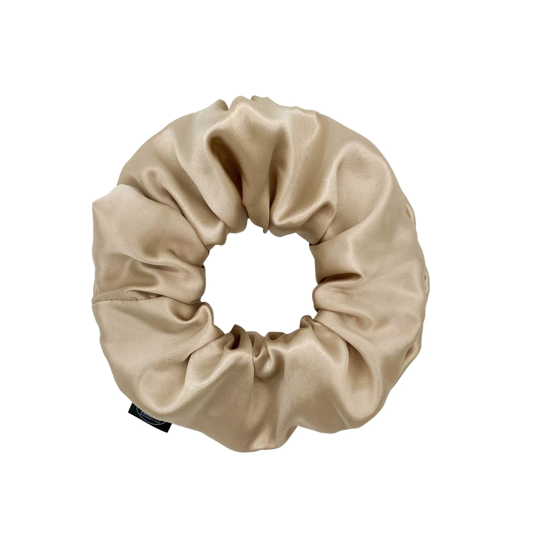 Premium Mulberry Silk Scrunchie - Raspberry - Extra Large