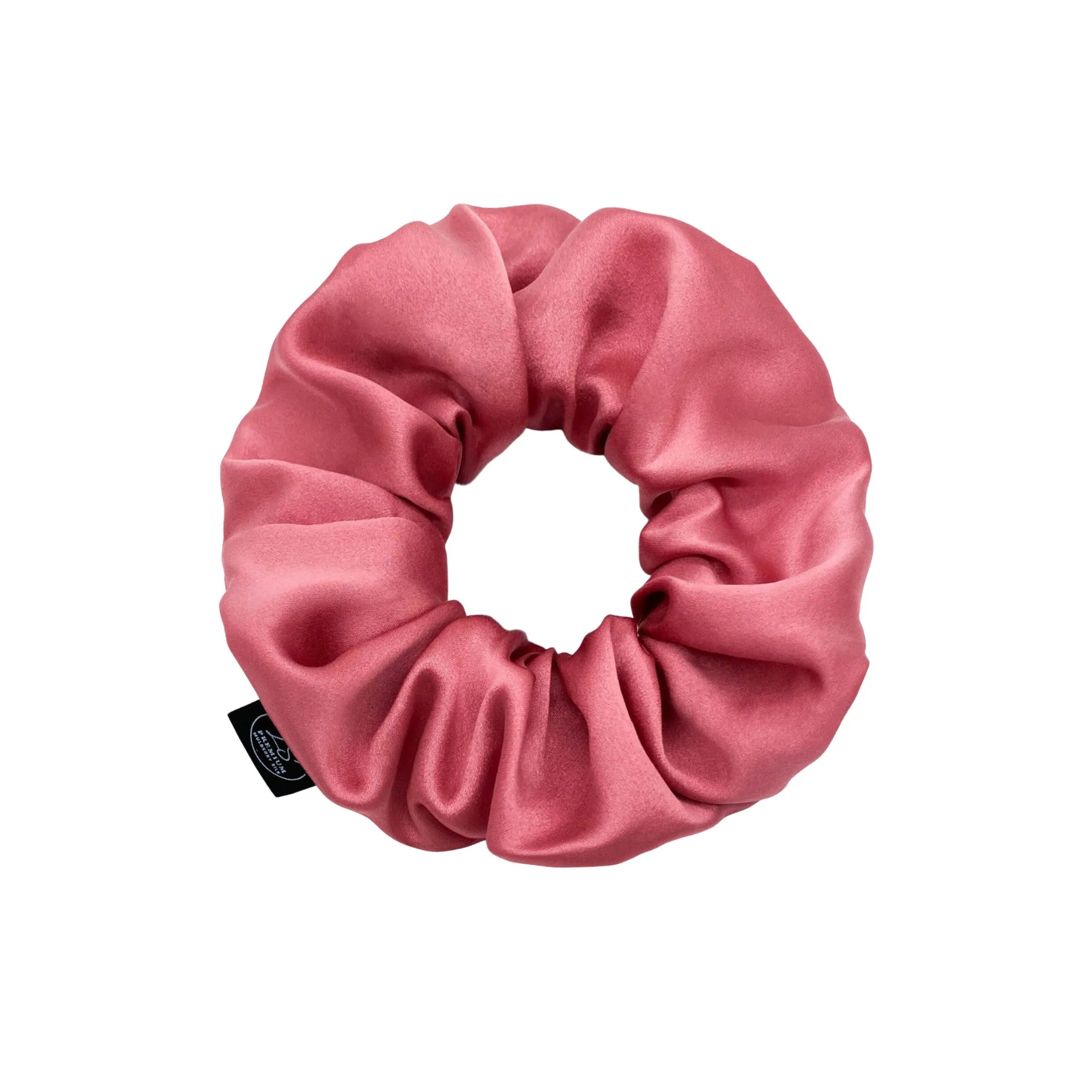 Premium Mulberry Silk Scrunchie - Raspberry - Extra Large