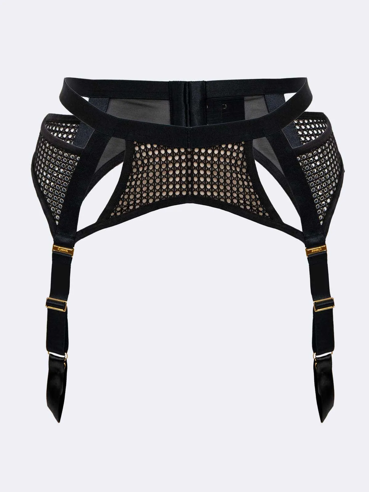 Pulse Mesh Garter Belt