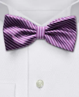Purple & Lilac Bow Tie