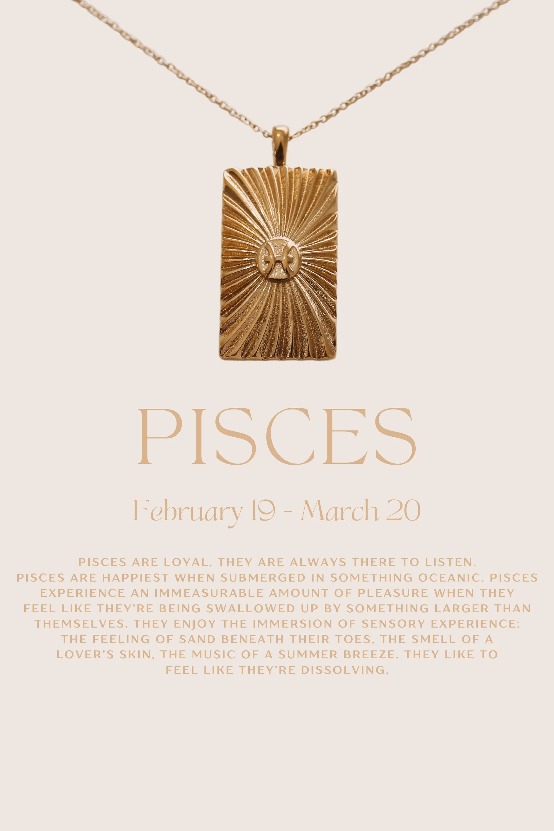 Reese - 14ct Gold or Silver Plated Zodiac Necklace