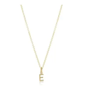 RESPECT INITIAL CHARM NECKLACE