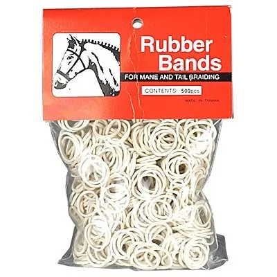 Rubber Braiding Bands for Horse Mane & Tail Braiding (pack of 500)