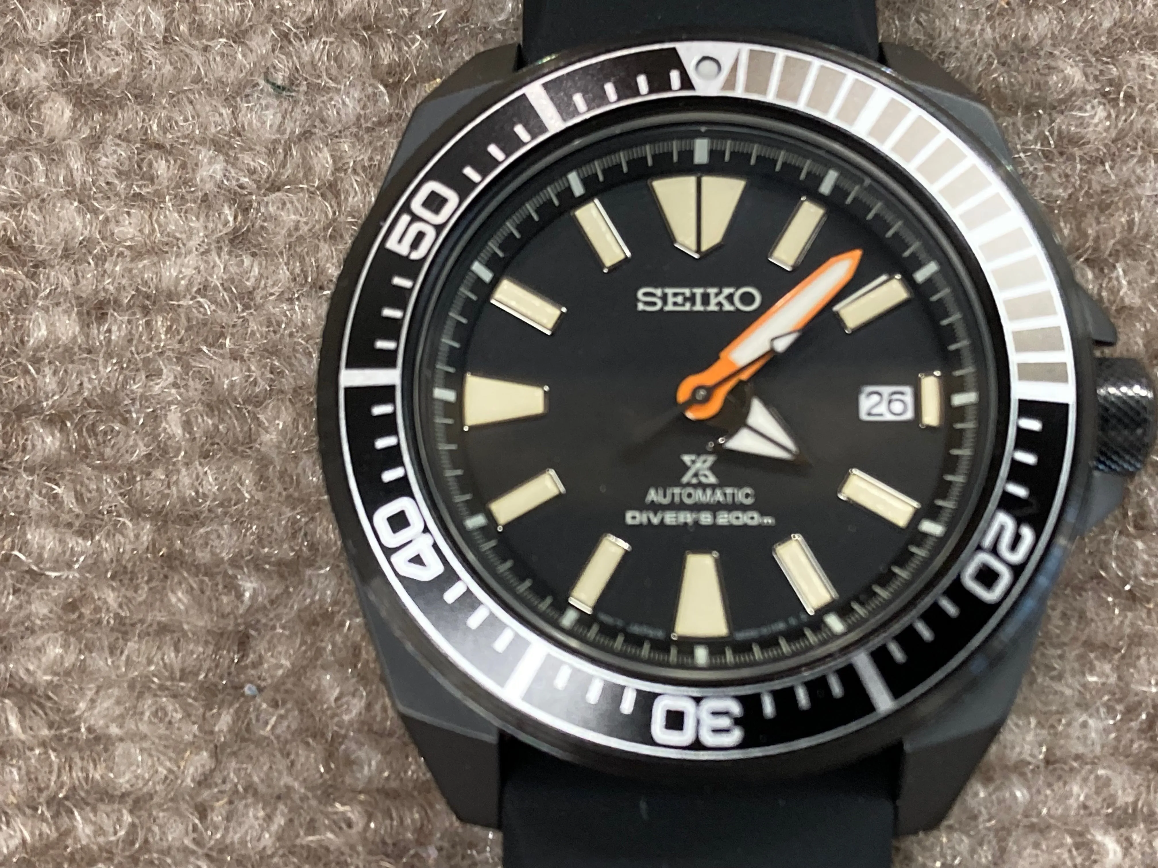 Seiko Automatic Divers Samurai Limited Edition Prospex Watch