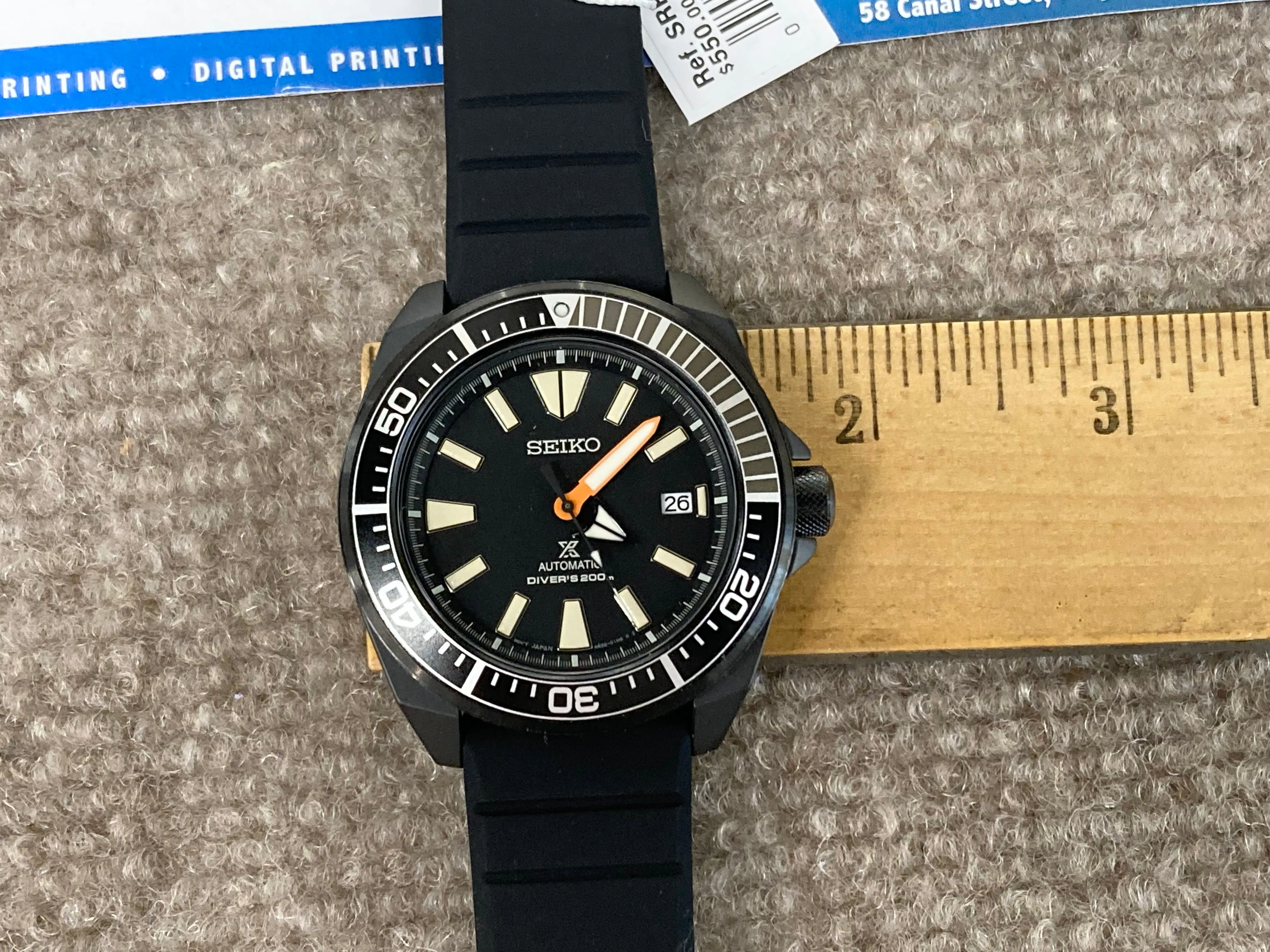 Seiko Automatic Divers Samurai Limited Edition Prospex Watch