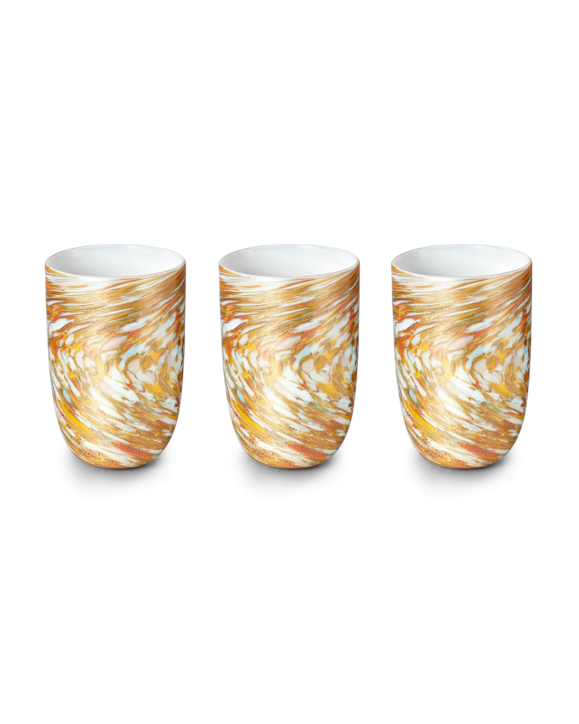 Set of 3 LagunaB Murano Glasses