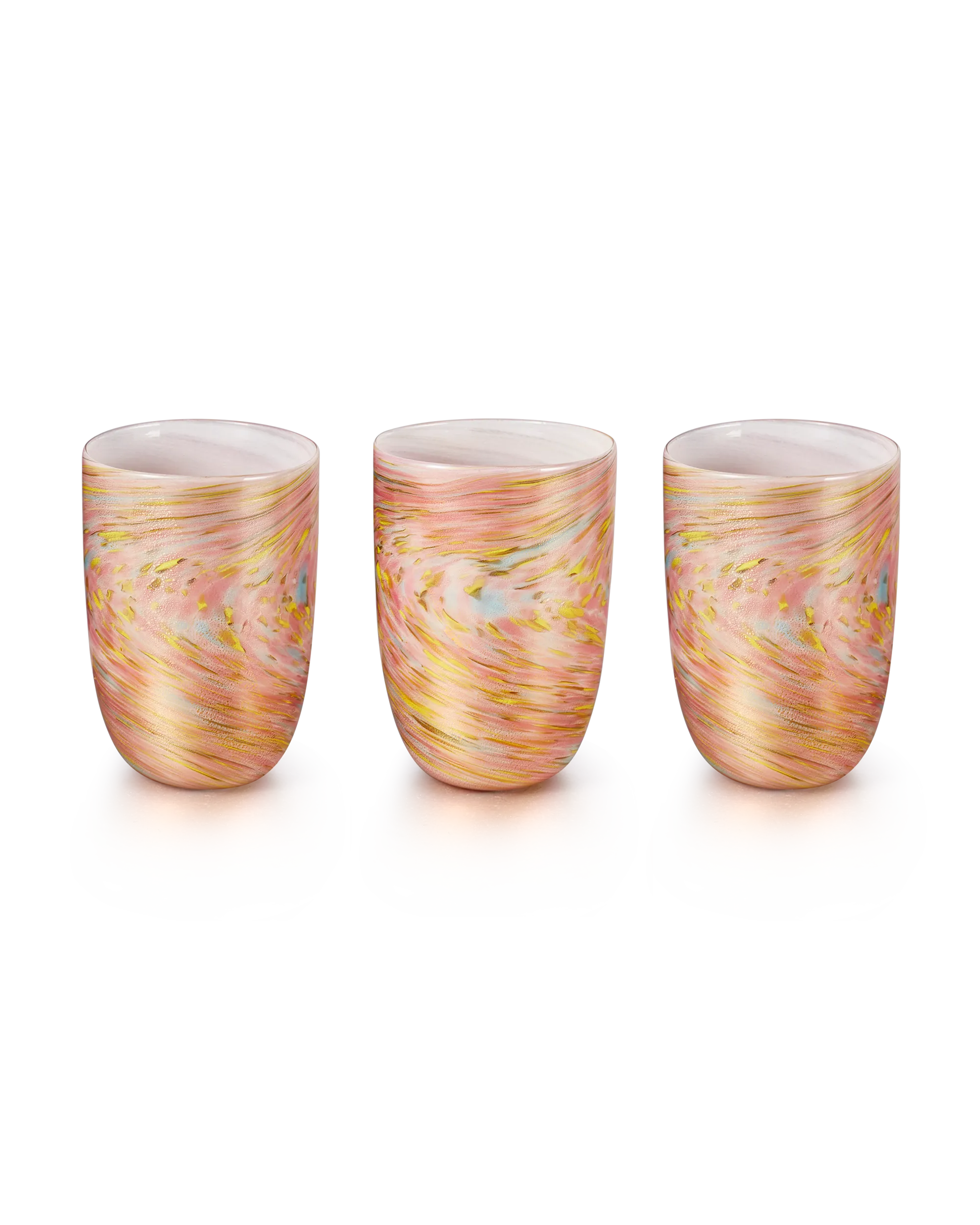 Set of 3 LagunaB Murano Glasses