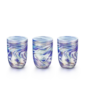 Set of 3 LagunaB Murano Glasses