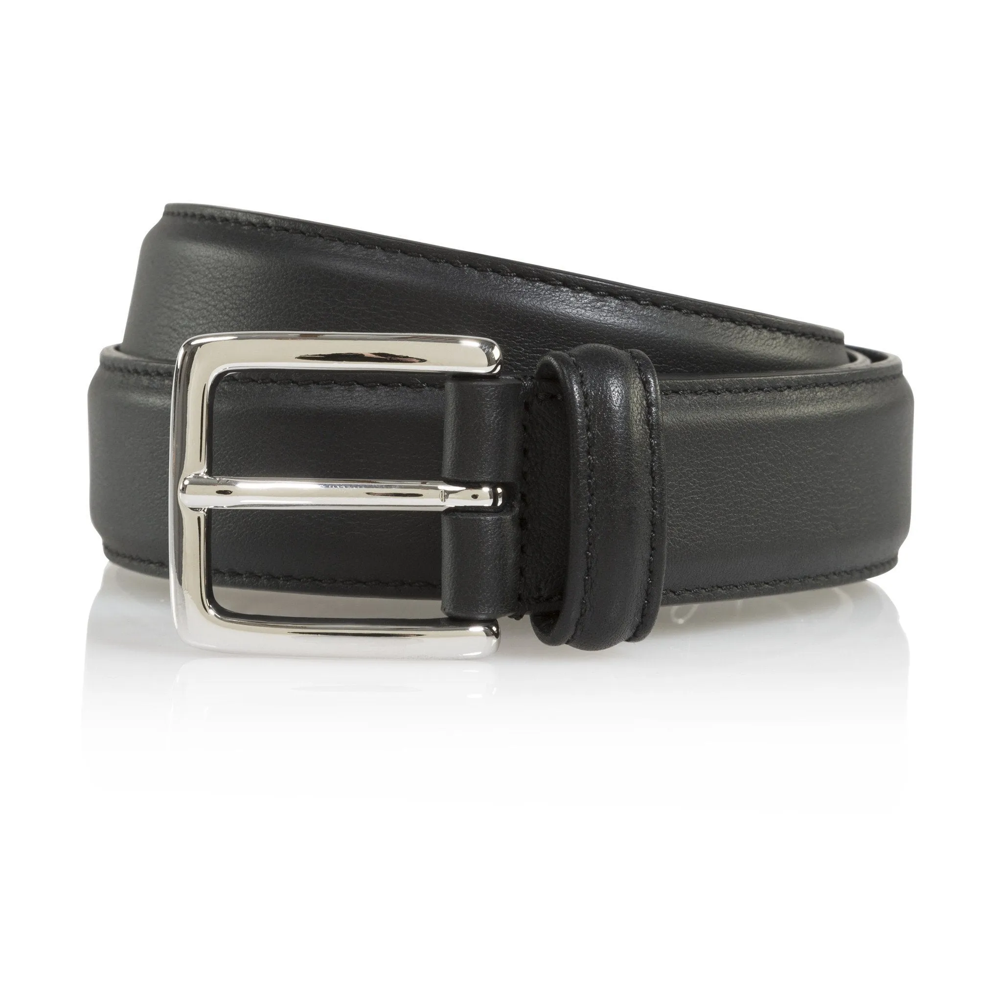 Stitched Calf Dress Belt