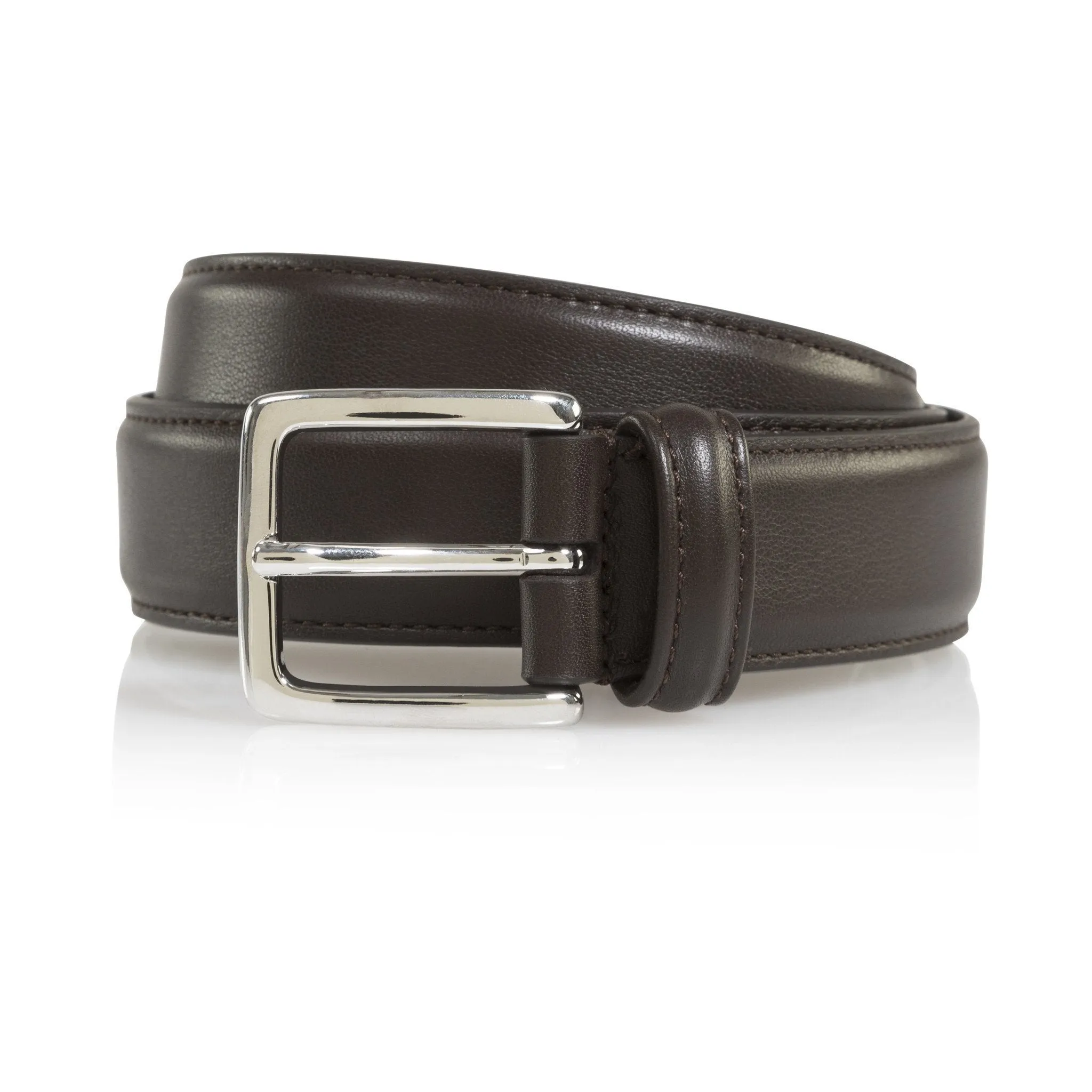 Stitched Calf Dress Belt