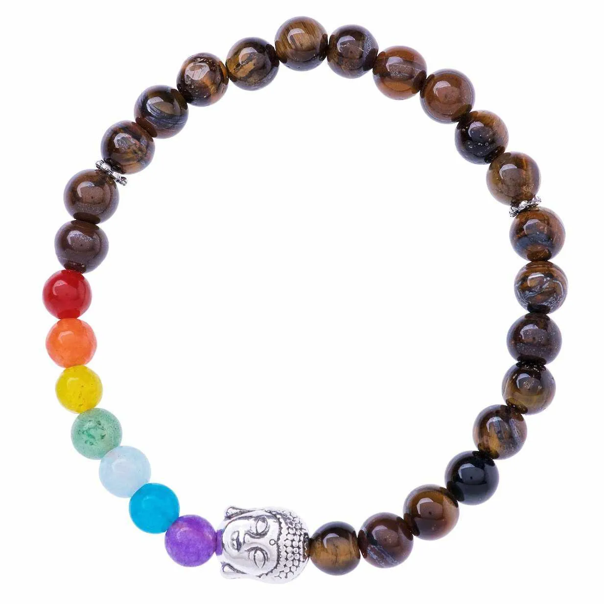 Stretchy Buddha Head Bracelet