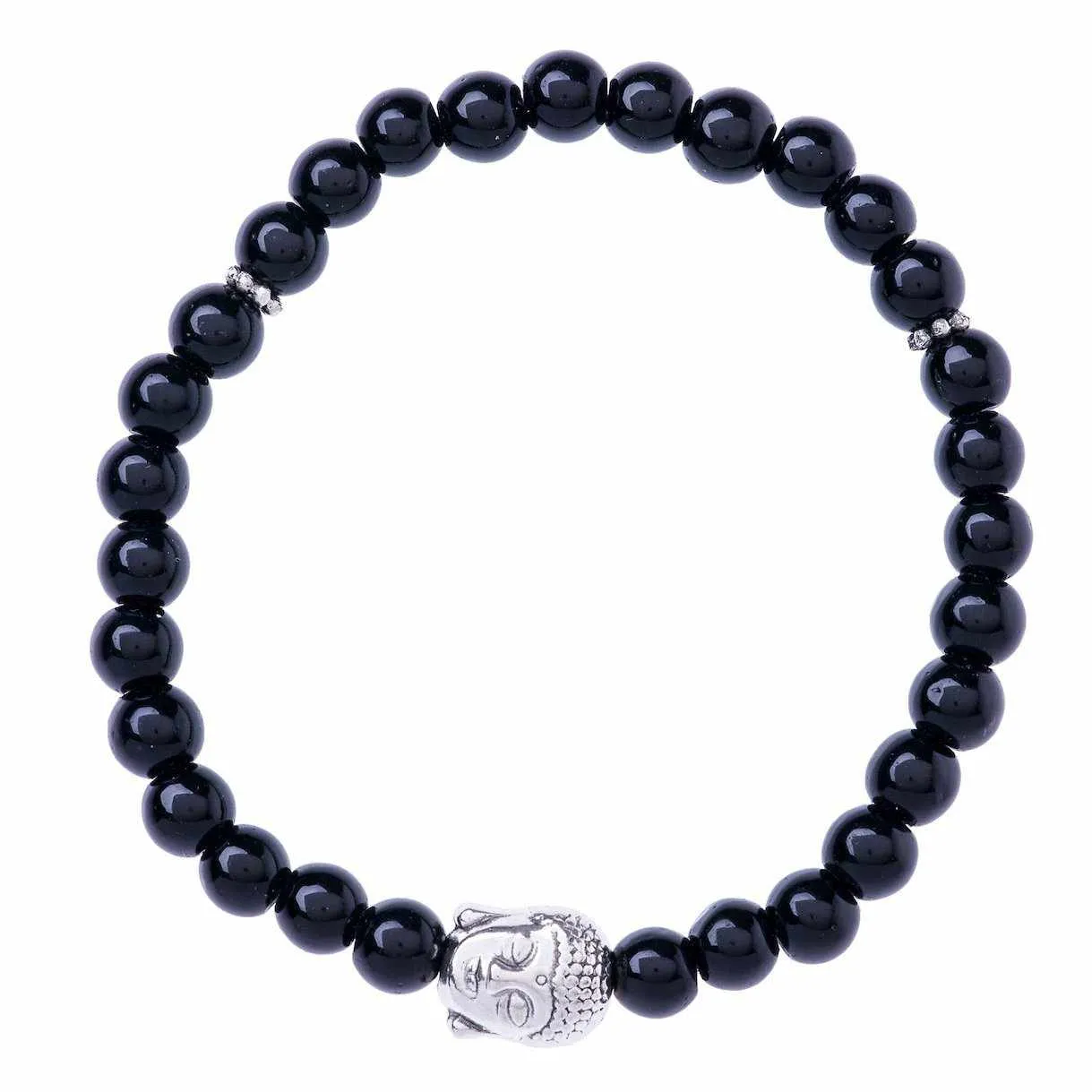 Stretchy Buddha Head Bracelet