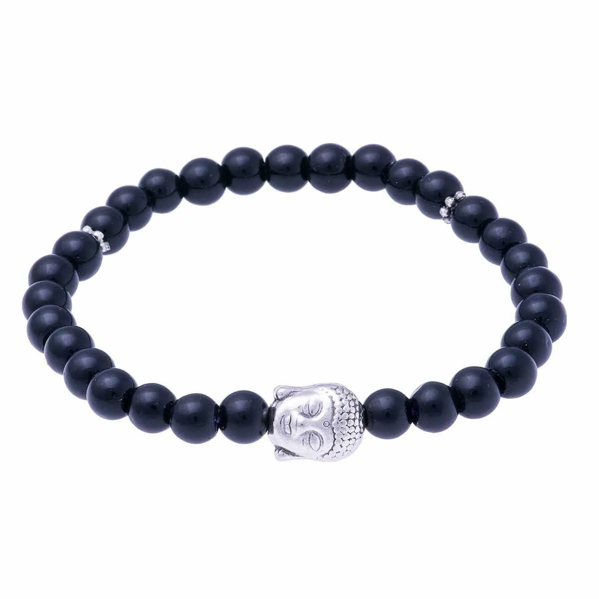 Stretchy Buddha Head Bracelet
