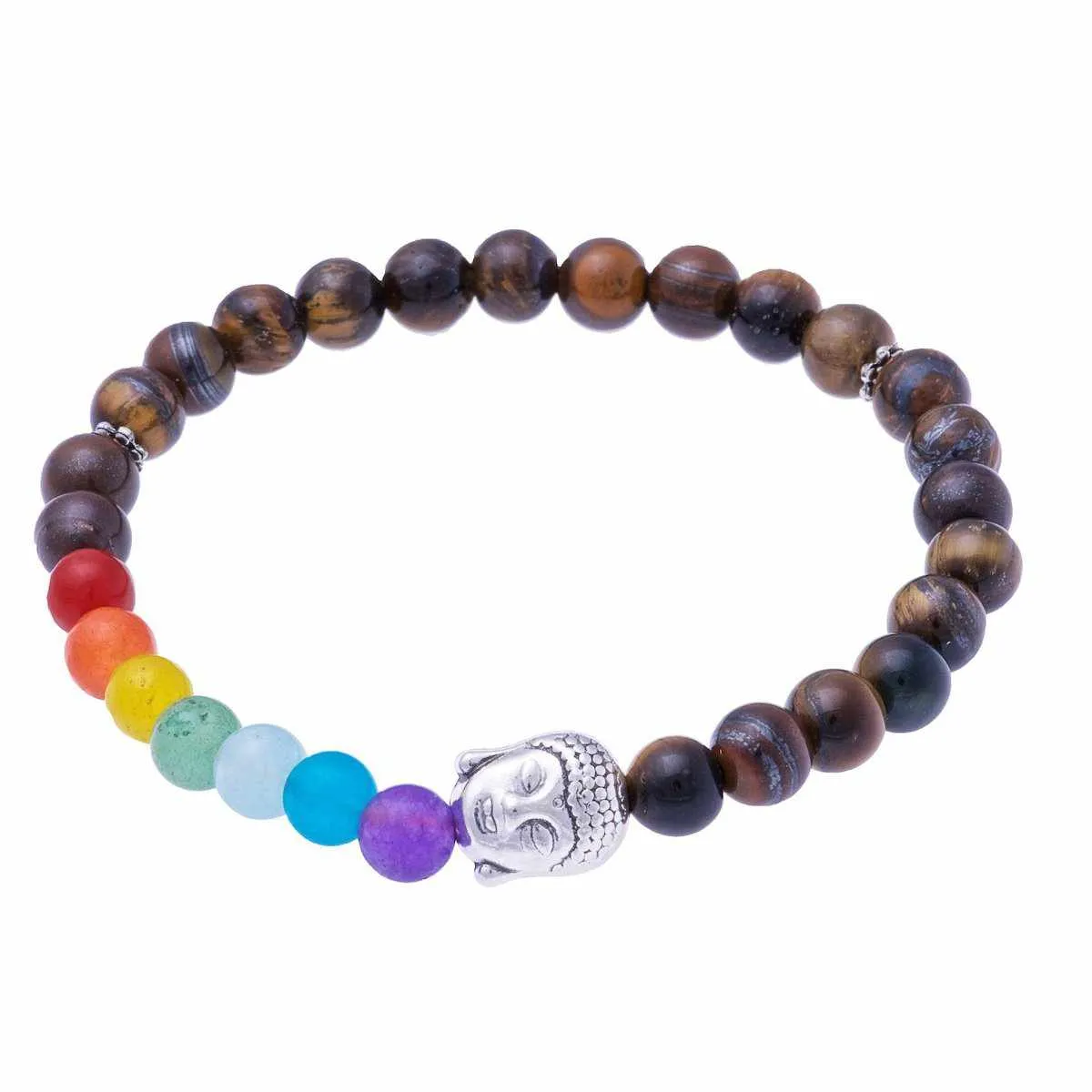 Stretchy Buddha Head Bracelet