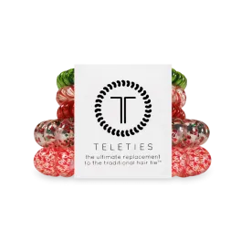 Teleties Hair Tie - Large and Small Band Pack of 5 - Rockin’ Around (Ships in 1-2 Weeks)