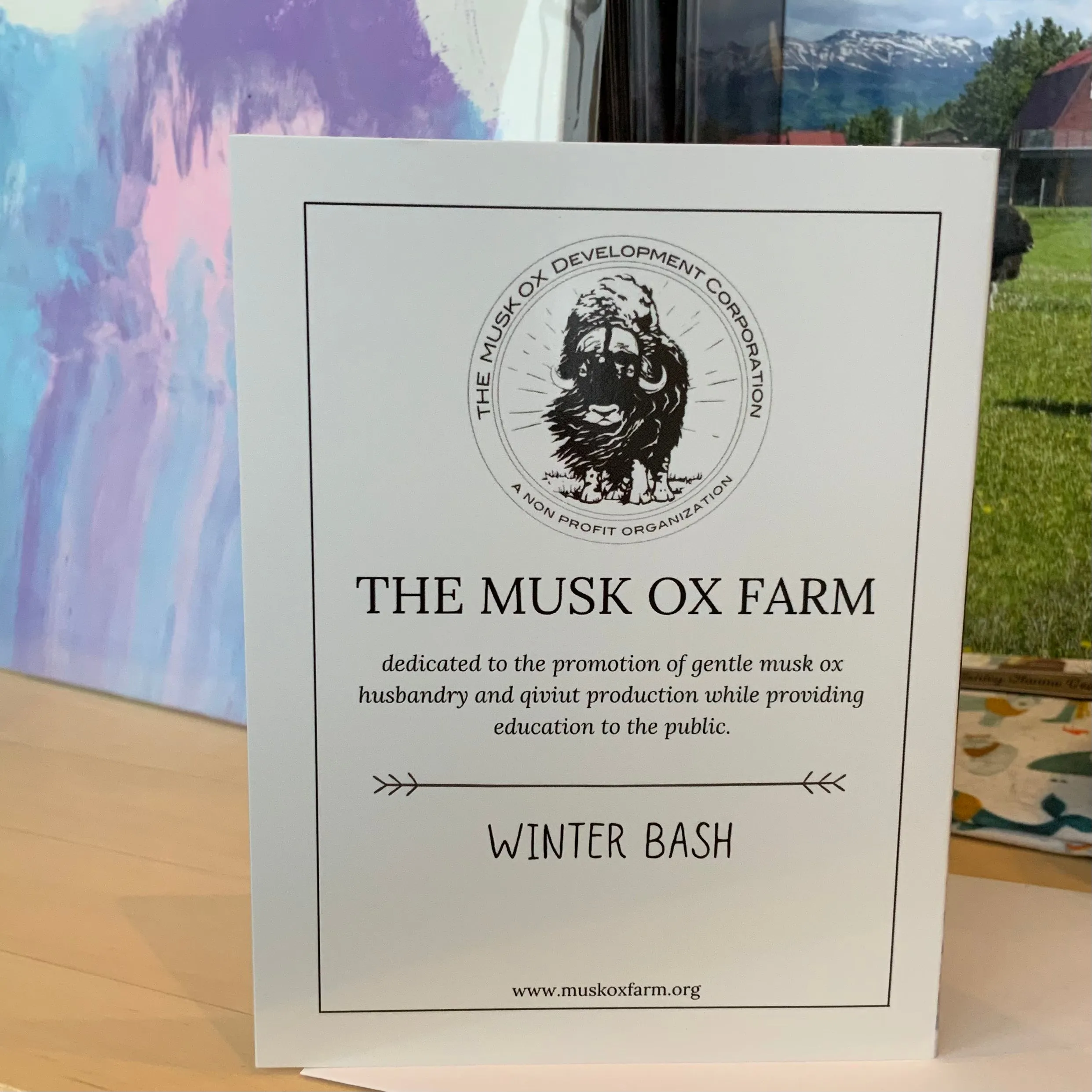 Winter Bash Card